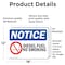 Signmission Diesel Fuel No Smoking OSHA Notice Sign, Vinyl Decal, 18in W x 12in L, 2PK OS-2PACK-NS-D-1218-L-15406 - alternate 4
